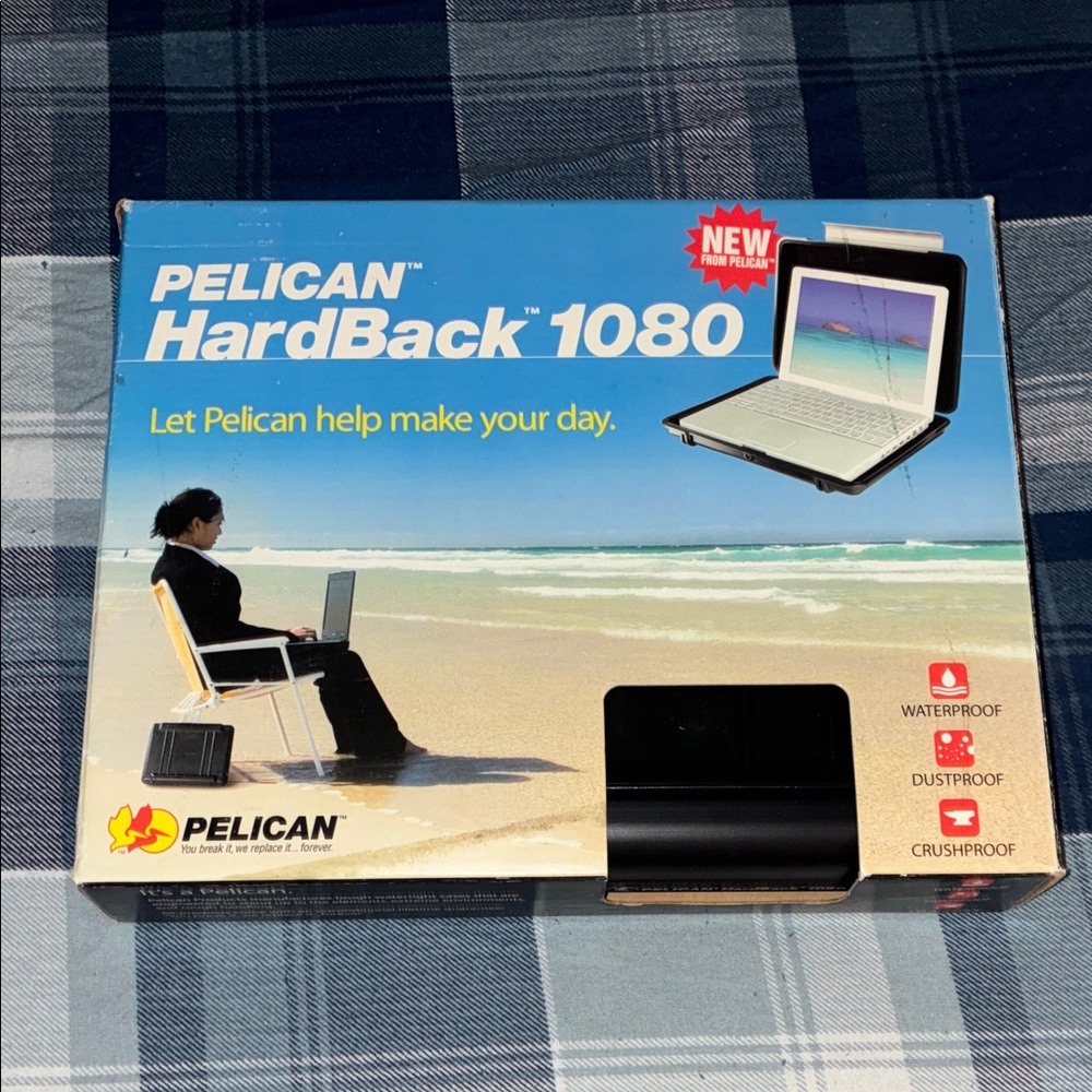 Pelican HardBack 1080 Black Case